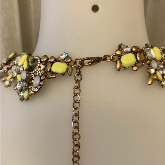 Statement Necklace Gold Multicolor - Picture 5 of 10
